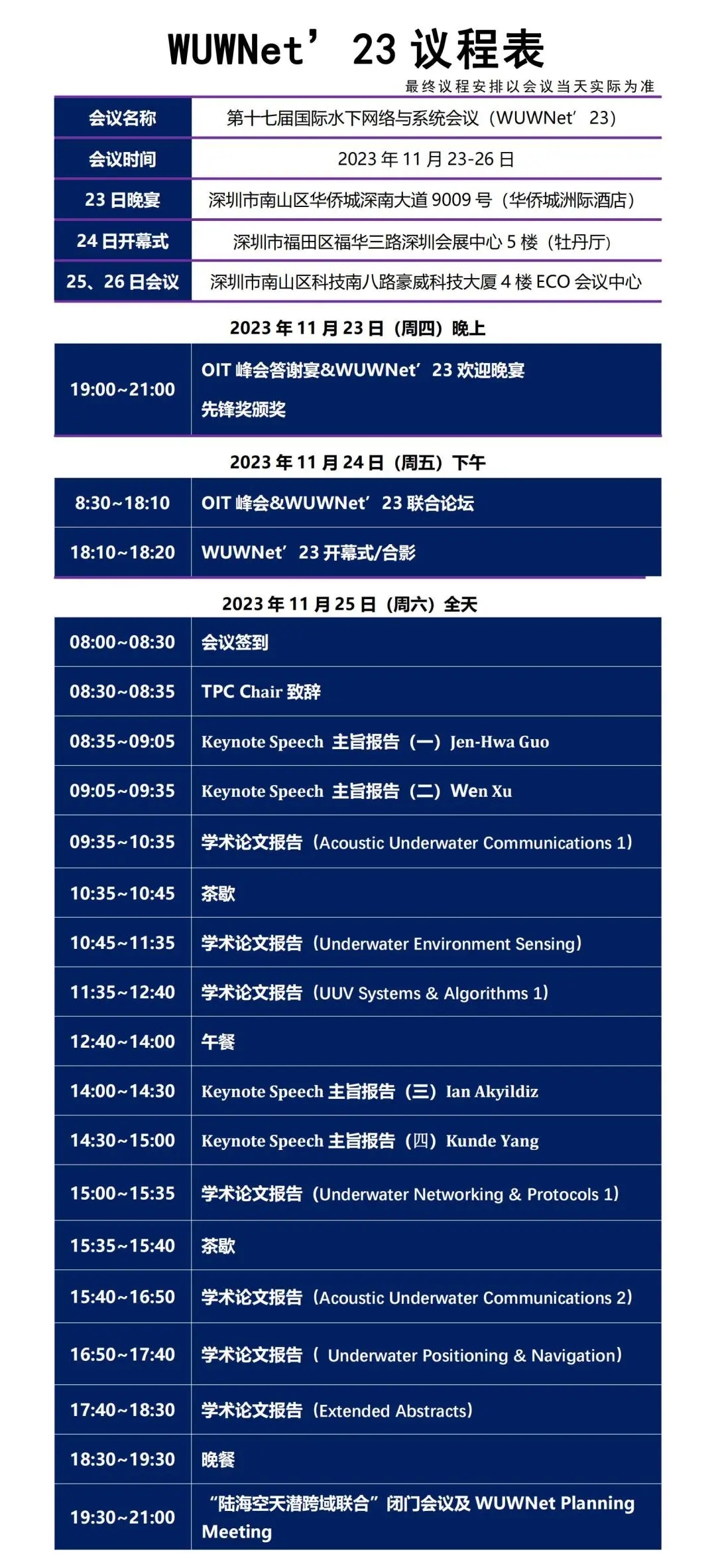 邀请函| WUWNet23第十七届国际水下网络与系统会议即将召开!(图2) 邀请函| WUWNet23第十七届国际水下网络与系统会议即将召开!(图2)