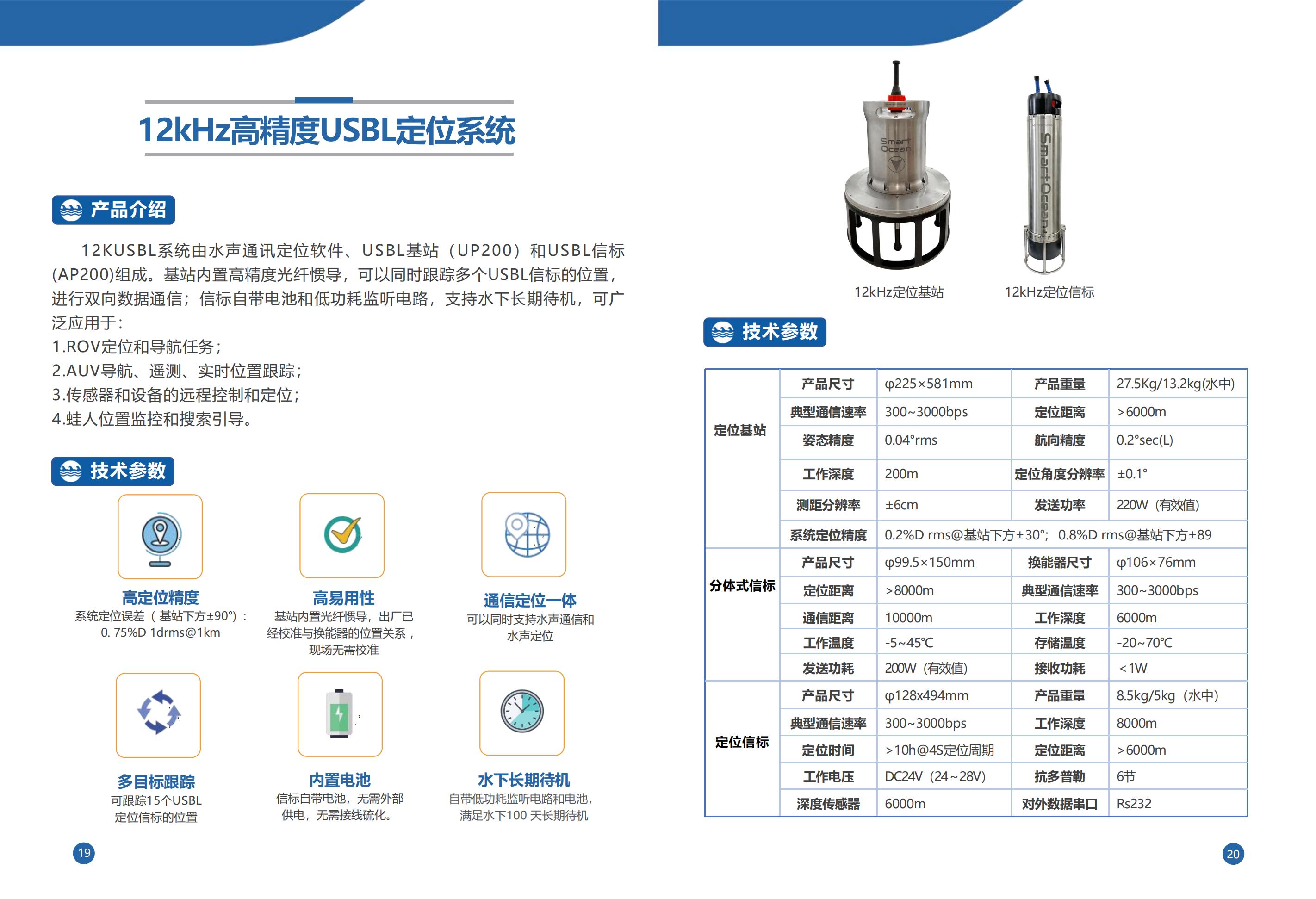 12KHz高精度USBL定位系统(图1)