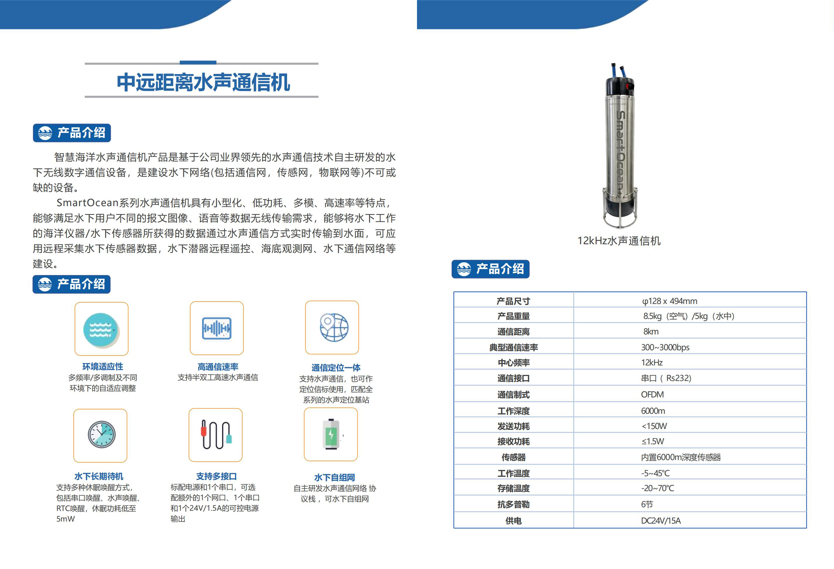 中远距离水声通信机(图1)